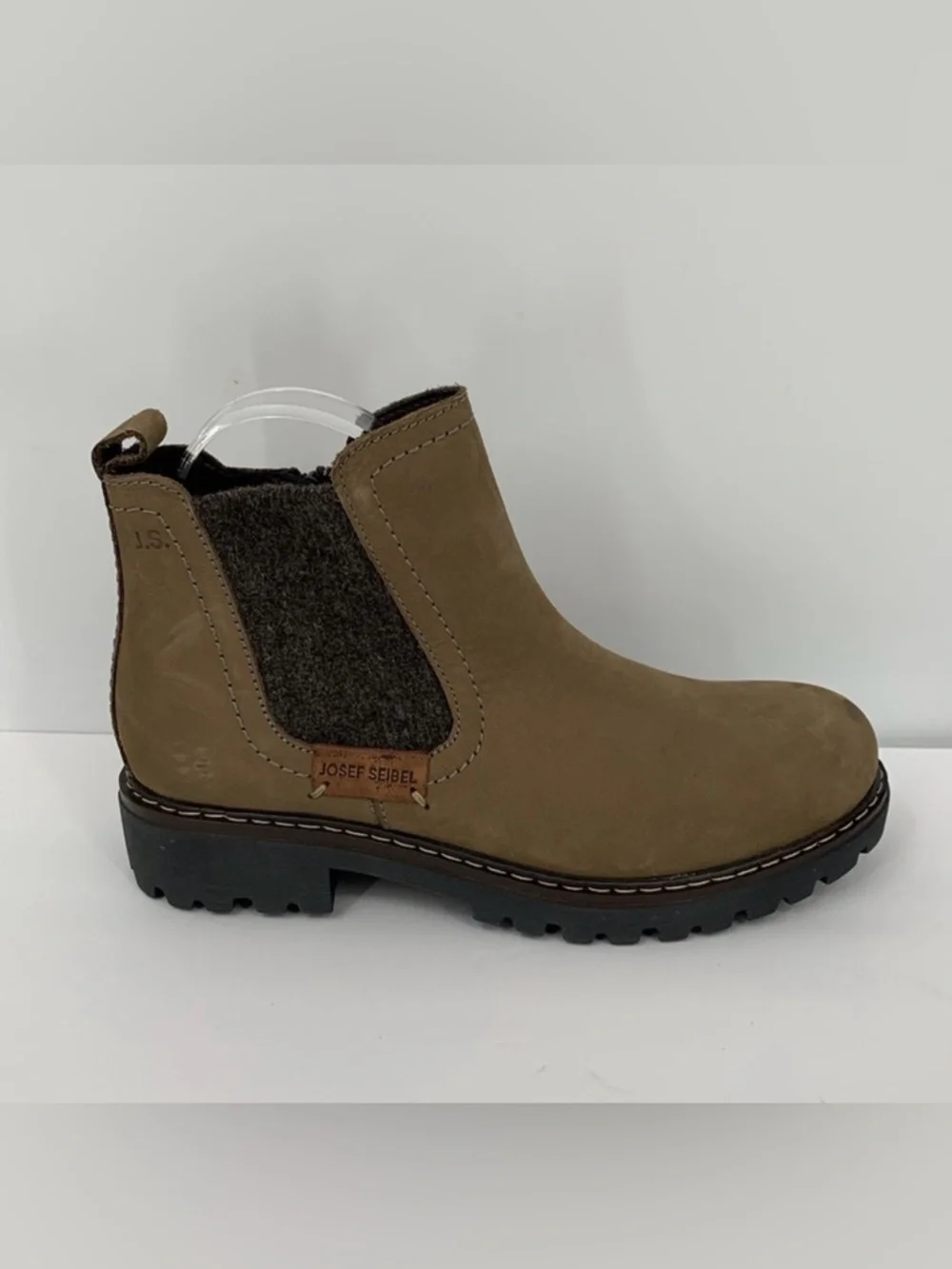 Josef Seibel Marta 03 Chelsea winter ankle boots brown nubuck leather shoe 37 7